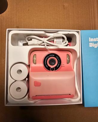 Fotocamera istantanea per bambini con 2 flash