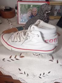 converse alte bianche