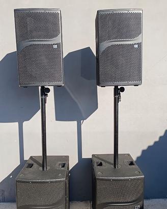 Impianto audio attivo completo della LD SYSTEMS