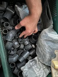 Raccordi pvc piscina curve valvole impianto