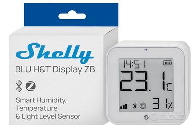 BLU H&T Display ZB Bianco - Sensore Smart Temperat