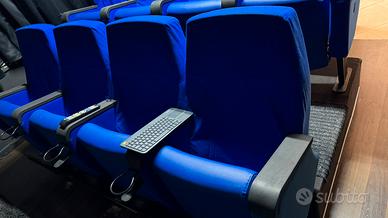 poltrone cinema/teatro componibili e inclinabili