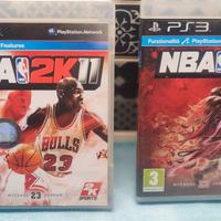 Coppia giochi Ps3 Nba 2k 11 e 12 perfetti