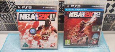 Coppia giochi Ps3 Nba 2k 11 e 12 perfetti