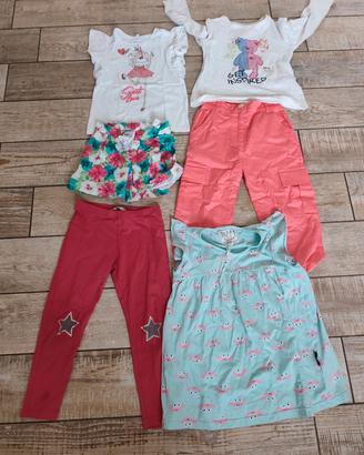 set abbigliamento bambina 4 anni