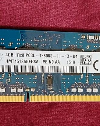 RAM SKhynix 4gb Ddr3l SODIMM 1600 MHz