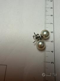 Orecchini iro bianco con perle Akoya giapponesi