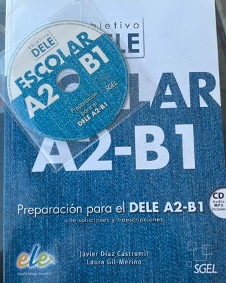 Objetivo DELE Escolar A2-B1 con CD incluso 🇪🇸