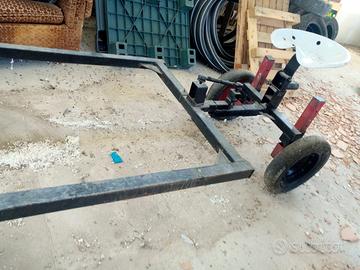 Carrello motocoltivatore motozappa