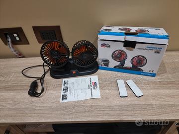 ventilatore doppio per auto 24v