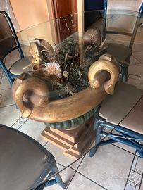 Tavolo in vetro e quattro sedie