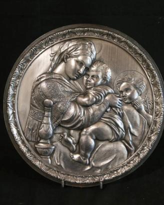 bassorilievo Madonna della seggiola Raffaello 