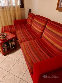 Divano letto con angolo