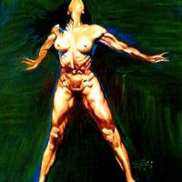 dipinto olio su tela,cm 40 x 30