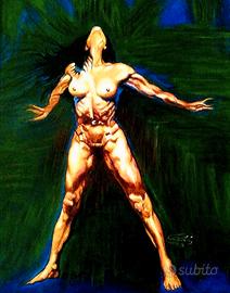 dipinto olio su tela,cm 40 x 30