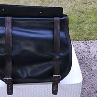 Borsa moto in cuoio