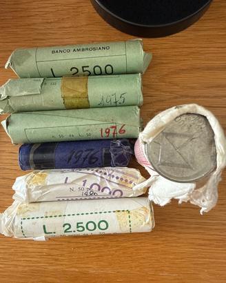 Lotto monete dell 1975 -76-80 del Banco Ambrosiano