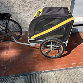 carrellino bici per cani