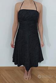 Vestito nero paillettes