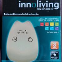 Lampada notturna a LED ricaricabile - gatto