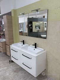 MOBILE BAGNO DOPPIO LAVABO 120 CM PROMOZIONE !
