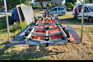 Carrello d alaggio, idraulico,da 5,5a 7mt