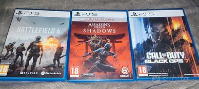 Assassin's Creed Shadows, Bo 7, Battlefield PS5