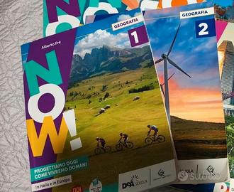 LIBRI GEOGRAFIA TRIENNIO SCUOLE MEDIE "NOW" 1, 2,