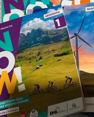 LIBRI GEOGRAFIA TRIENNIO SCUOLE MEDIE "NOW" 1, 2,