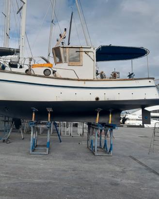 barca quota spada e tonno in vetroresina 
