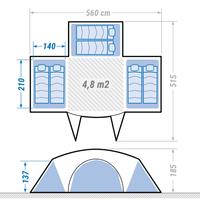 Tenda 6 posti Arpenaz family 6.3