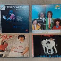 Vinili Pupo, Cugini di Campagna, Pooh, De Andrè