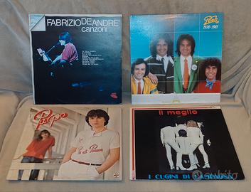 Vinili Pupo, Cugini di Campagna, Pooh, De Andrè