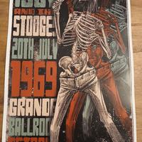 poster Iggy Pop Wallart formato A3 