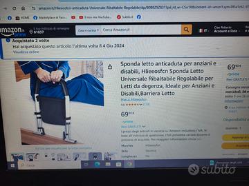 sponde letto x anziani
