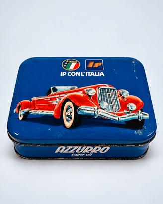 scatola vintage modiano IP azzurro anni 90