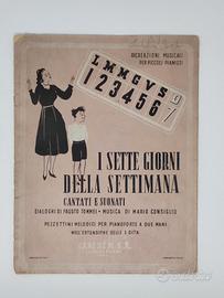 Spartito per pianoforte - 1949