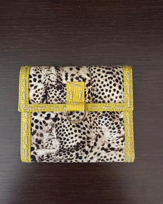 Portafoglio marca Iceberg leopardato nuovo
