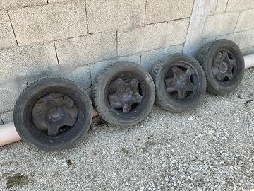 GOMME 185/55/15 E CERCHI IN FERRO LANCIA E FIAT