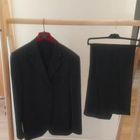 Completo  Pal Zileri, lana vergine, gessato blue