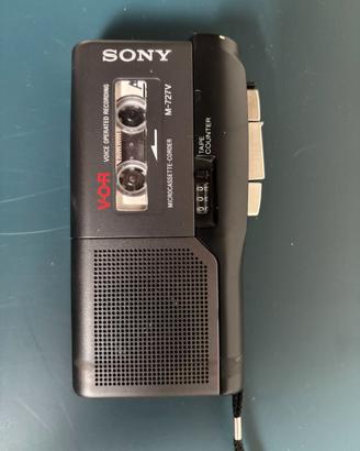 Registratore Sony M-727V microcassette – Vintage