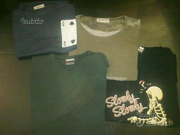 4 T-Shirt vario colore, manica corta