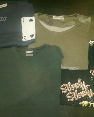 4 T-Shirt vario colore, manica corta