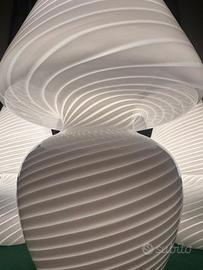 Tris lampade design De Majo Murano Firmate Origina