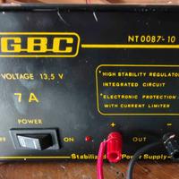 Alimentatore stabilizzato GBC da 13,5 Volt e 7 Amp