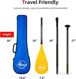 Pagaia SUP Carbonio
 Con Sacca. Nuova