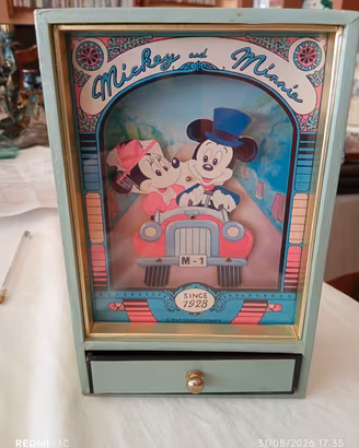 Carillon portagioie Disney Topolino e Minnie 