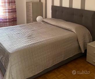 Struttura letto matrimoniale contenitore