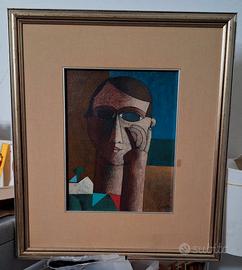 Olio su tela INOS CORRADIN del 1979-28x36