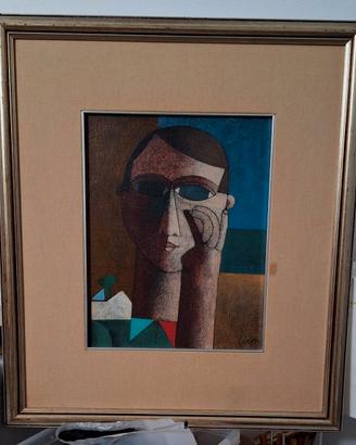 Olio su tela INOS CORRADIN del 1979-28x36
